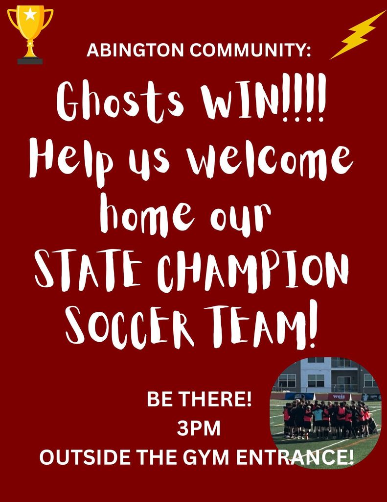 Welcome home the team - 3pm Gym Entrance