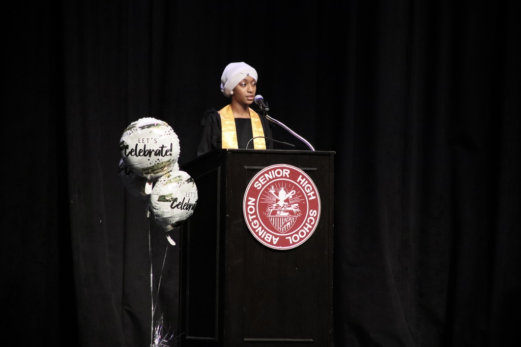 NHS student Treasurer Suhaylah Hopkins-Bey