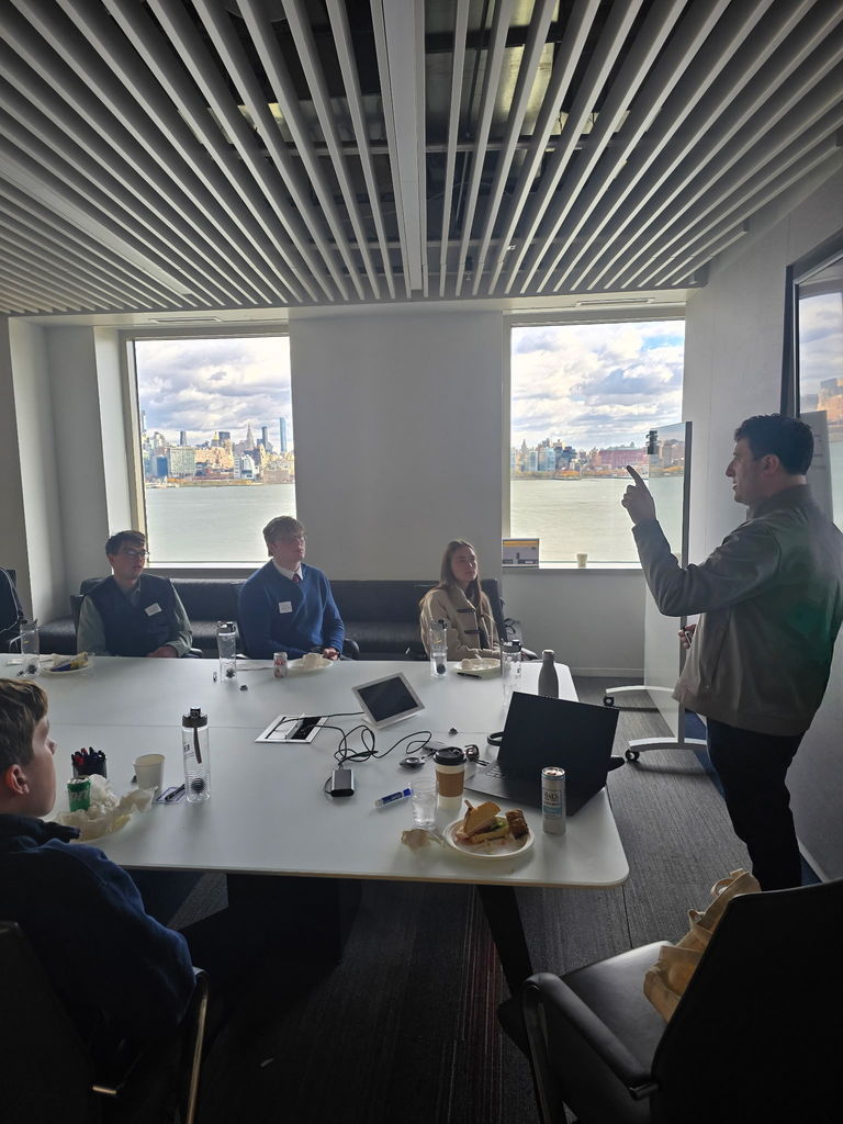 Students and Mr. Magida