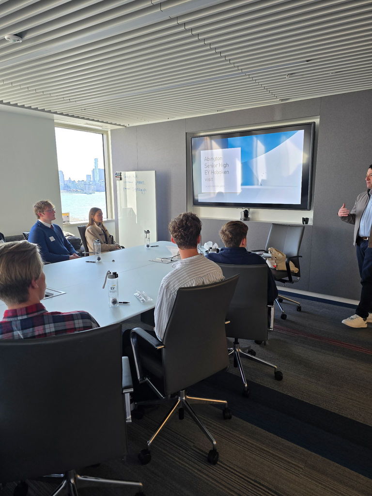 students at presentation