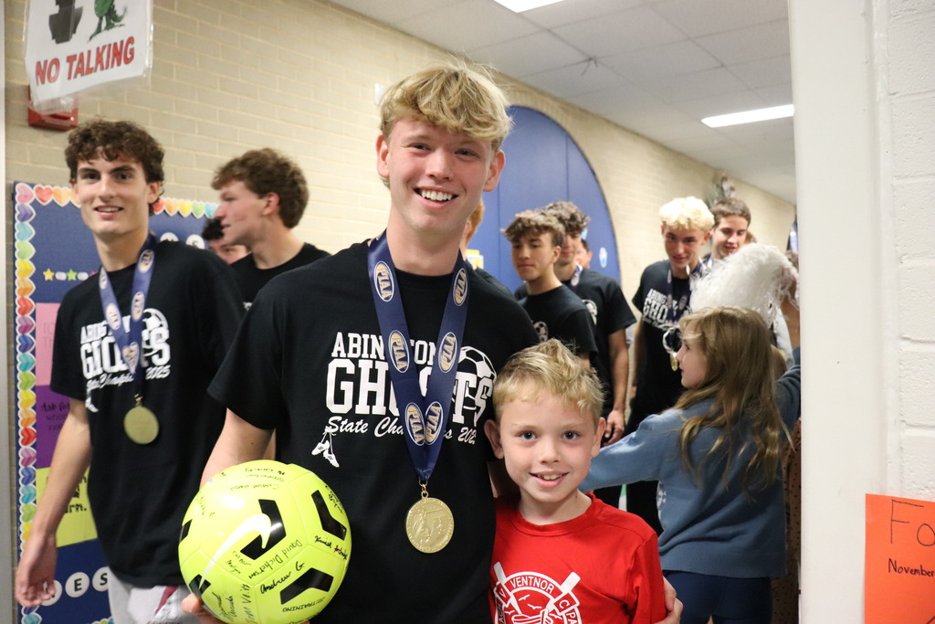 Soccer player Chase catches up with his little brother