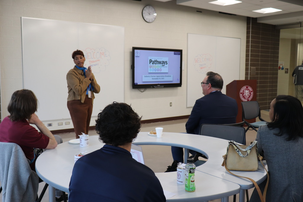 Dr. Swift presents to the industry partners about their positive experiences with the program