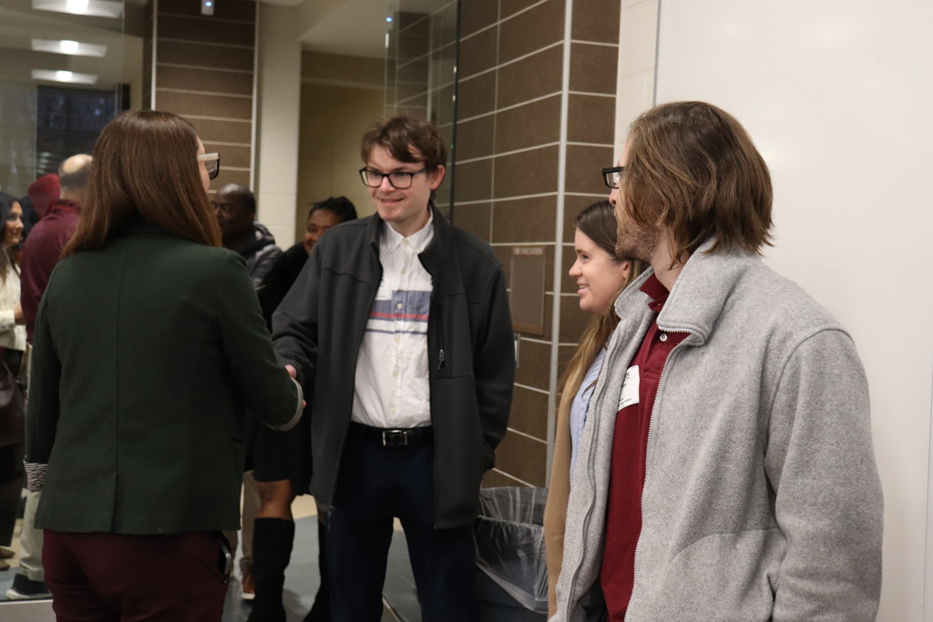 Industry partners are greeted upon arrival