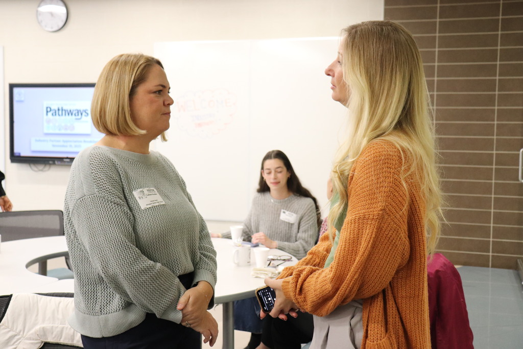 Industry partners are greeted upon arrival