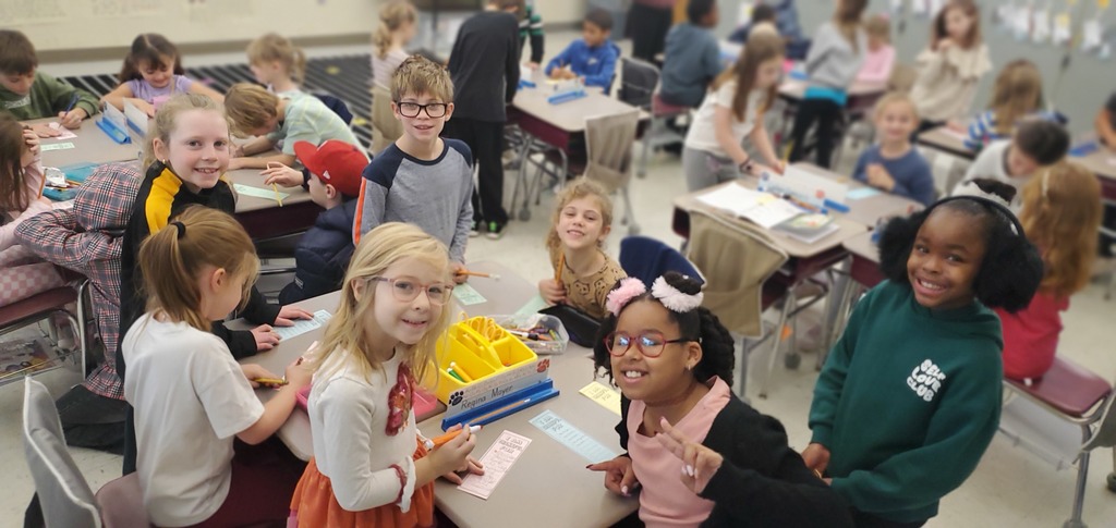 kids smiling with their buddies