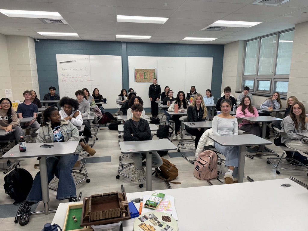 McMenamin with students