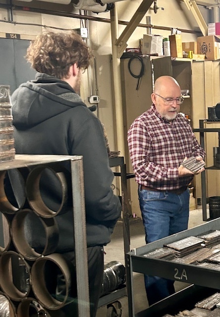 students learning trades