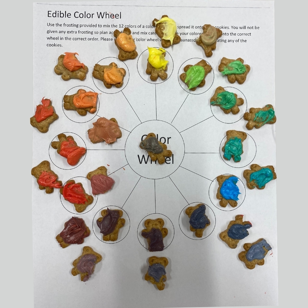 The "beary bright" color wheel 
