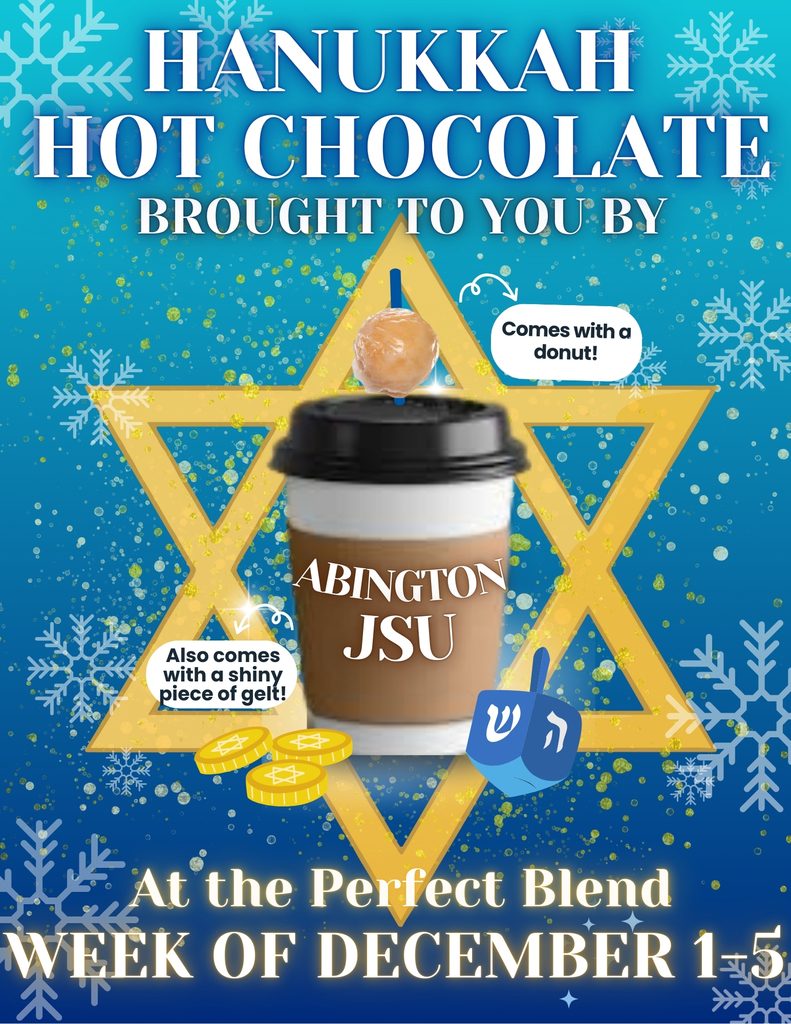 Hanukkah hot chocolate flyer