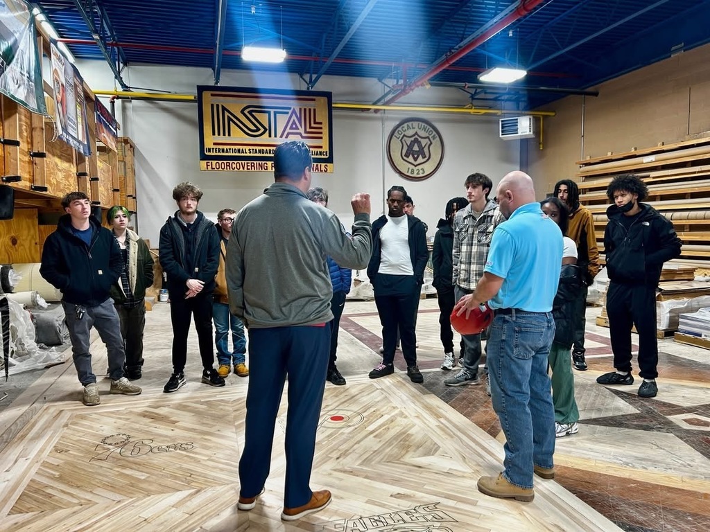 students at trades trip