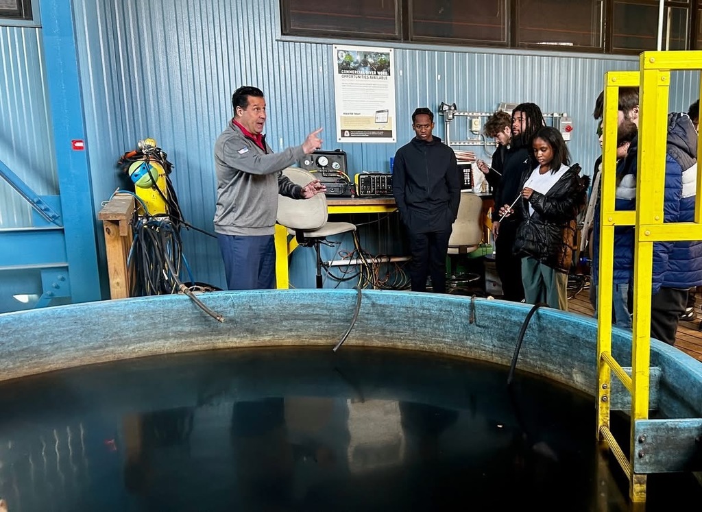 students at trades trip