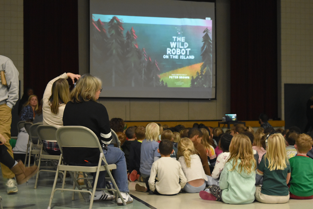 Copper Beech have a virtual visit from Peter Brown, author/illustrator of The Wild Robot Series