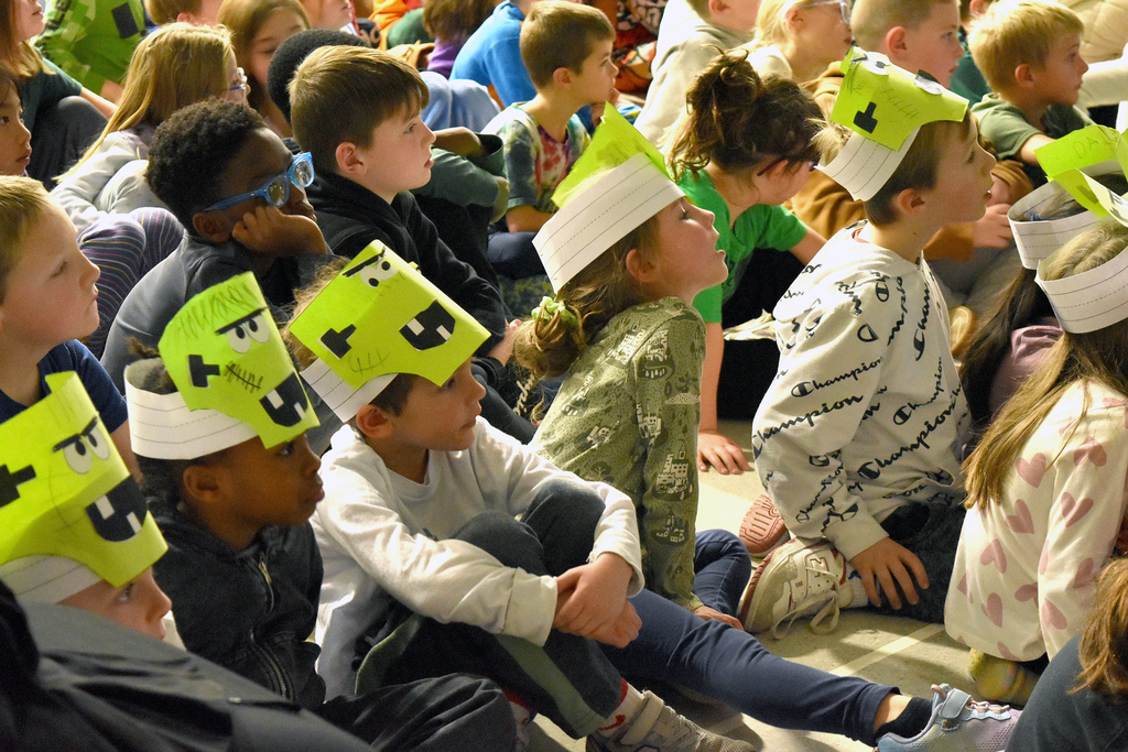 Copper Beech have a virtual visit from Peter Brown, author/illustrator of The Wild Robot Series