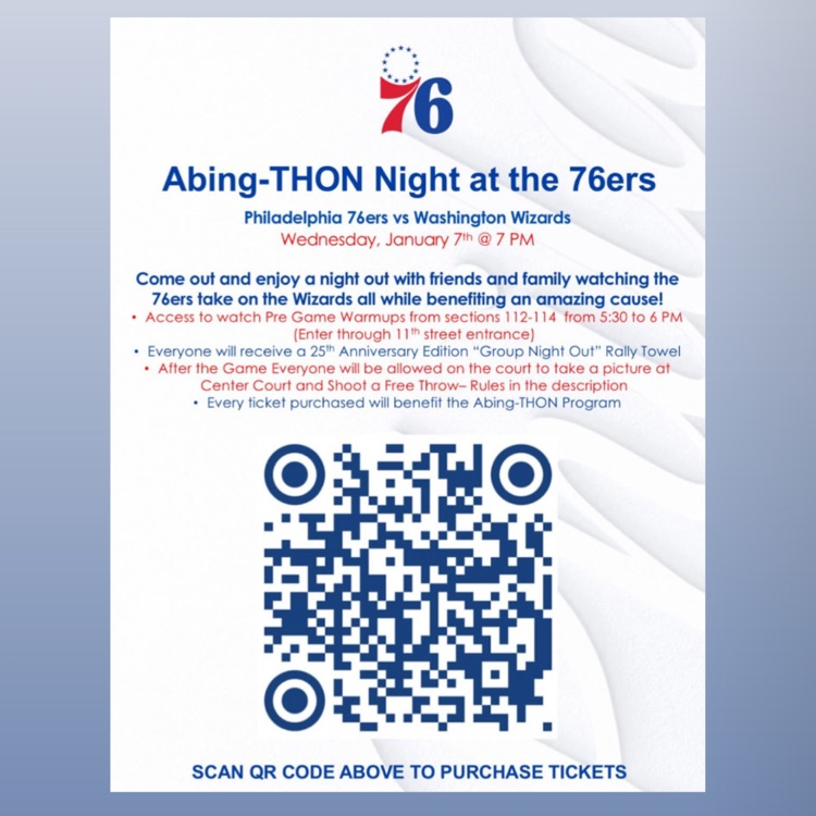 Flyer for event with QR code