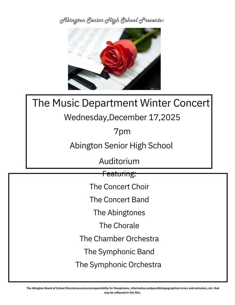 winter concert flyer