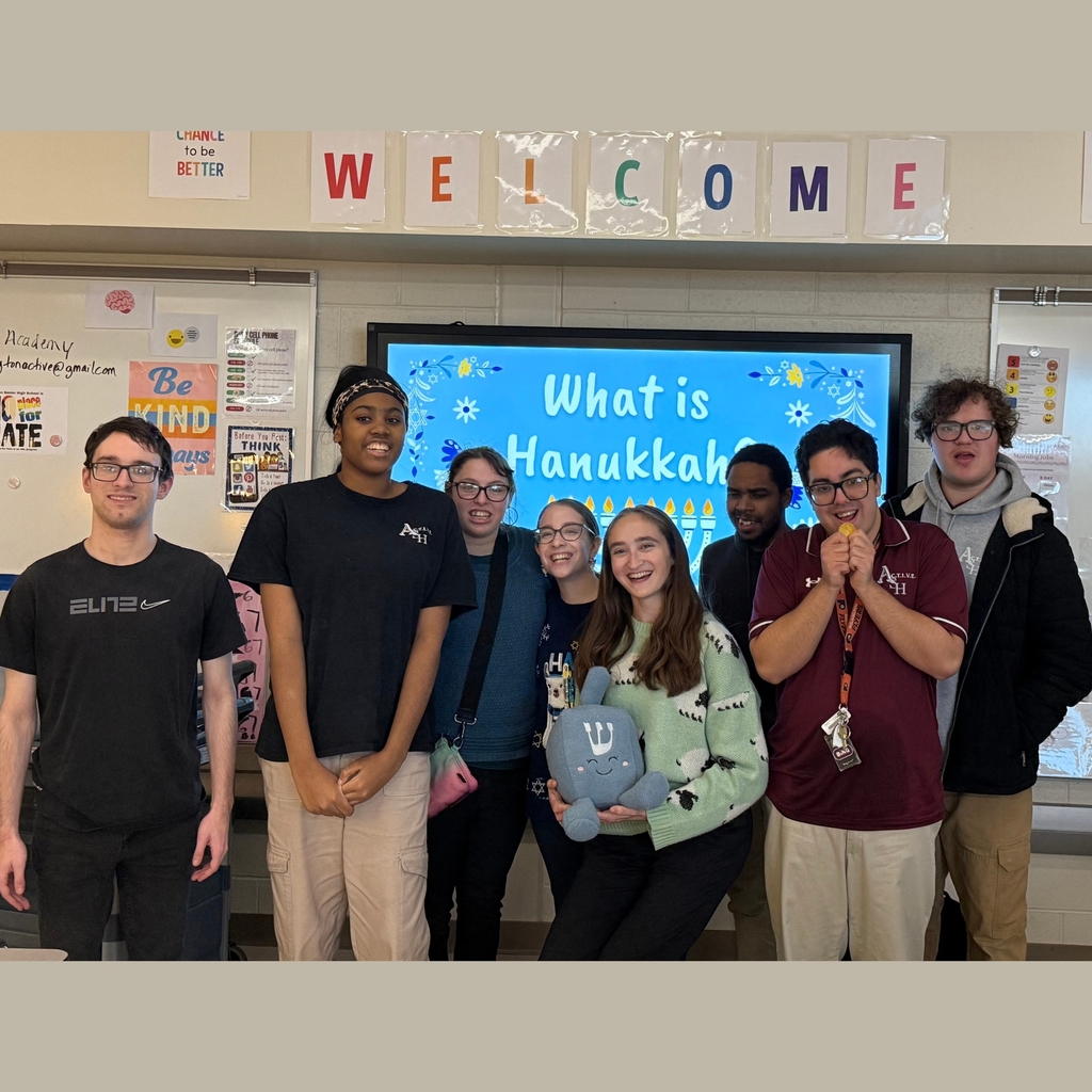 active Hanukkah group photo