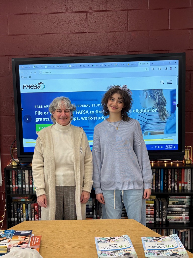 NEHS President and guest