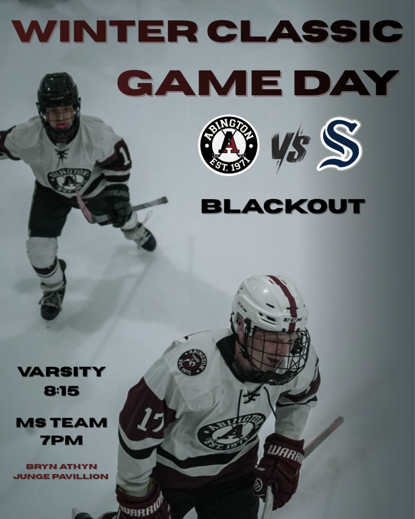 Hockey game day flyer post