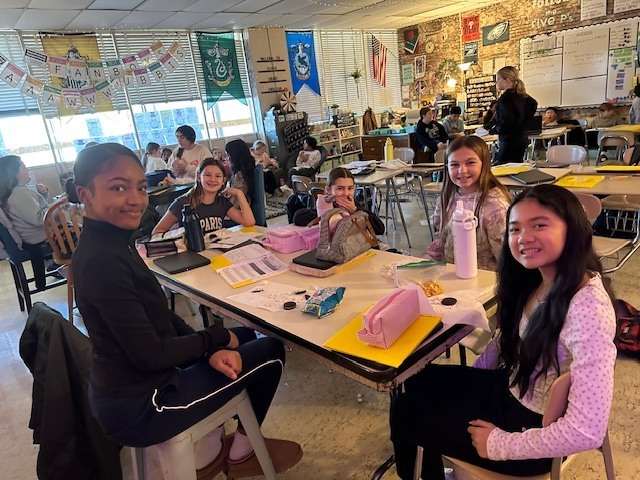 Image of students celebrating special treat celebrating zero late assignments 