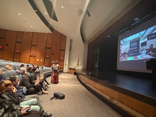 AMS students participate in live Q&A with EASTERN staff and students