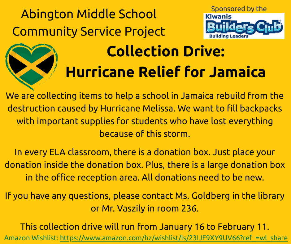 Image of collection drive information