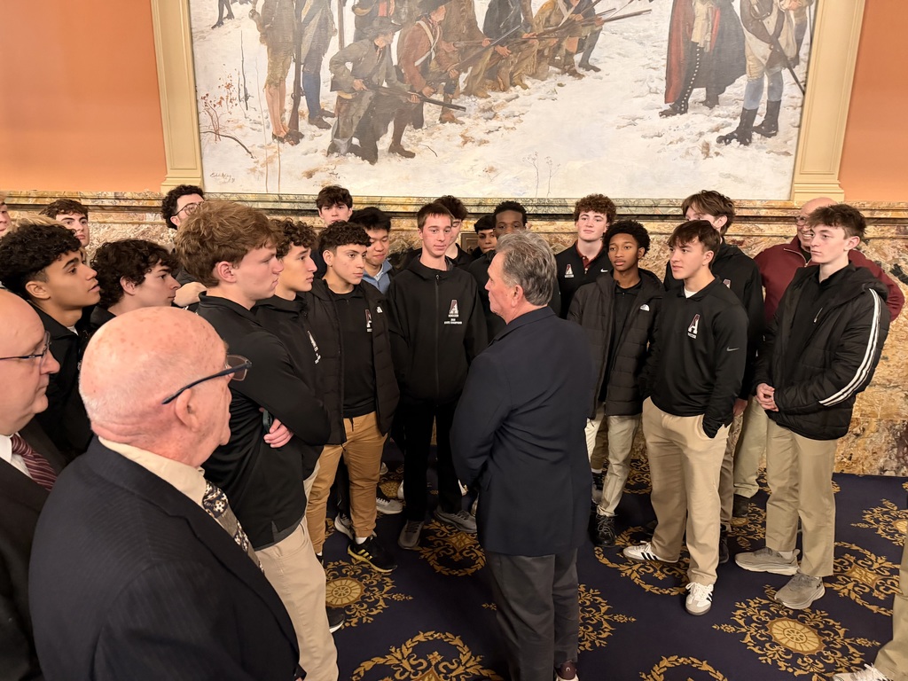 coaches and team at house