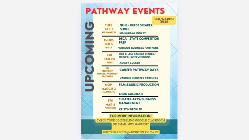 pathways day flyer with dates