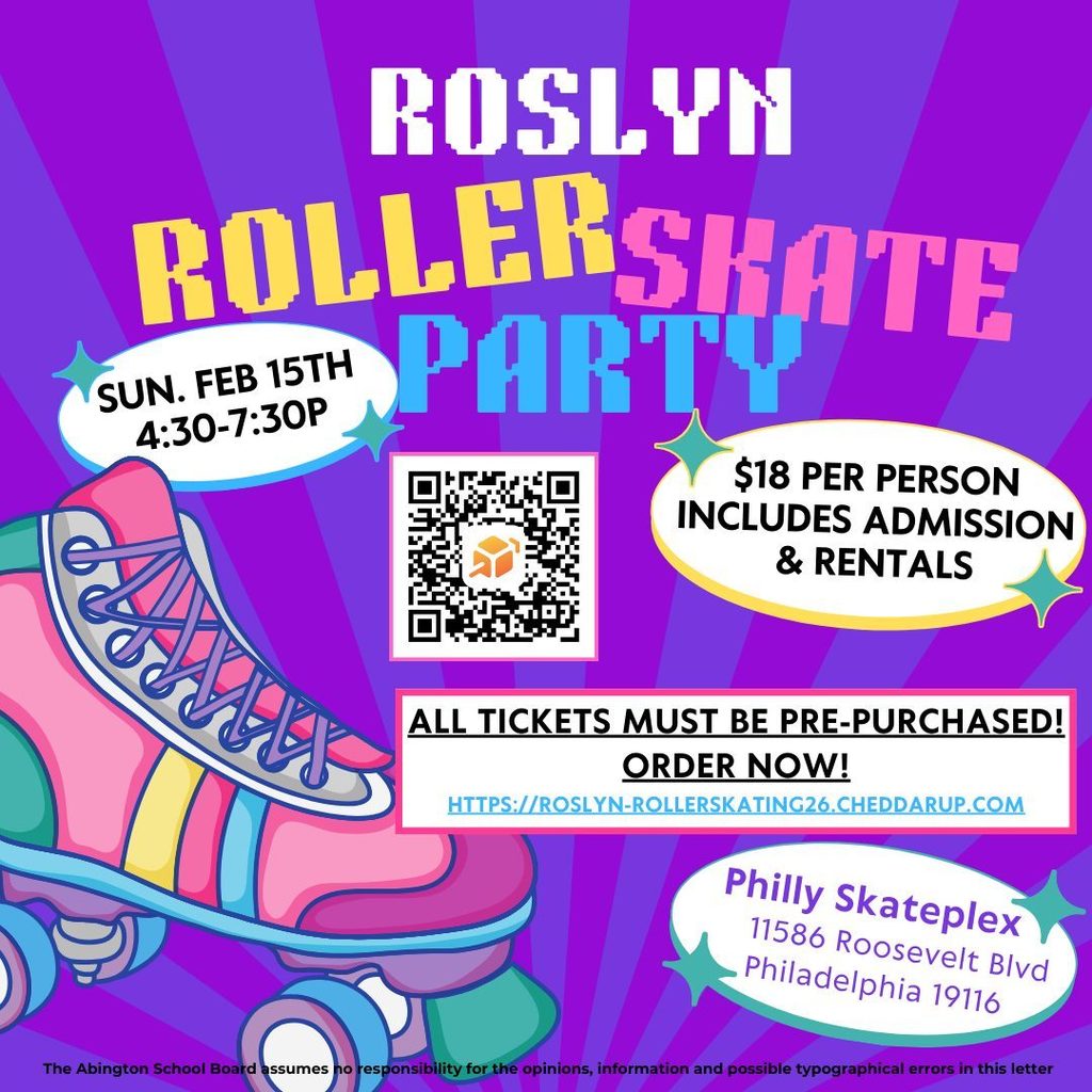 Roller Skating Party Flyer