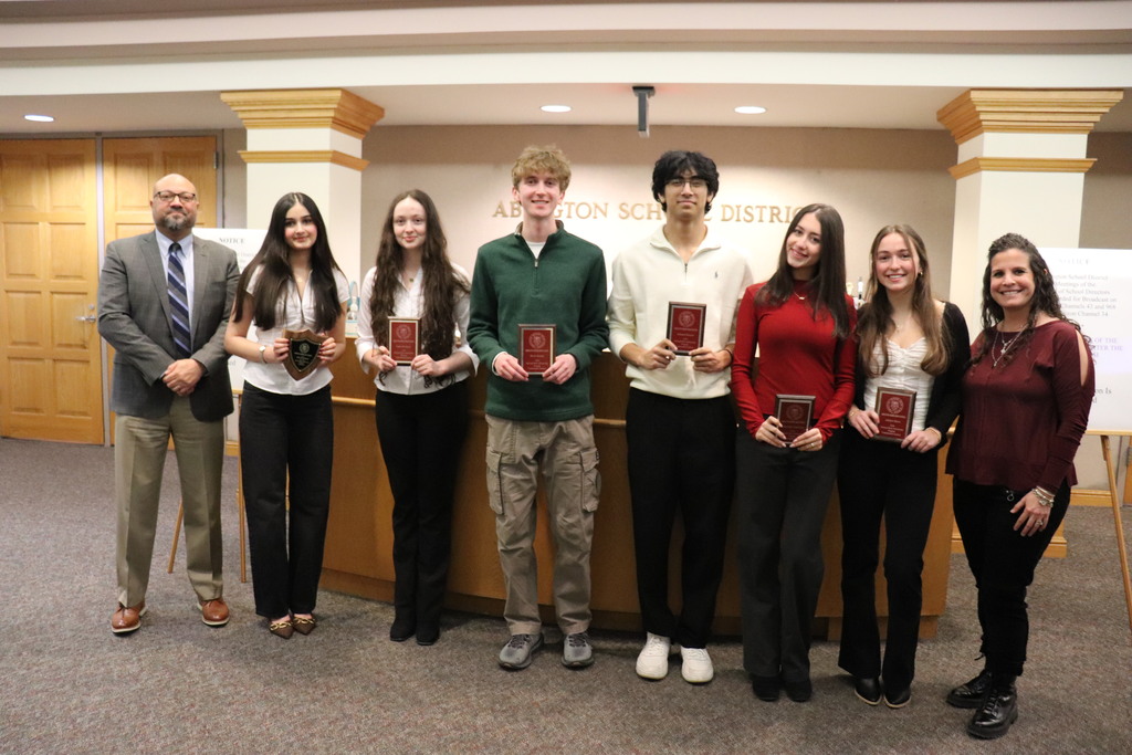 Some of the high school's National Merit Scholars