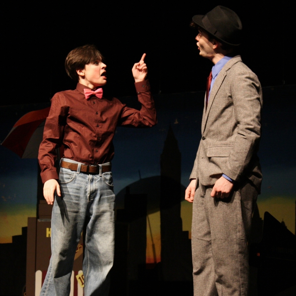 students in guys and dolls.