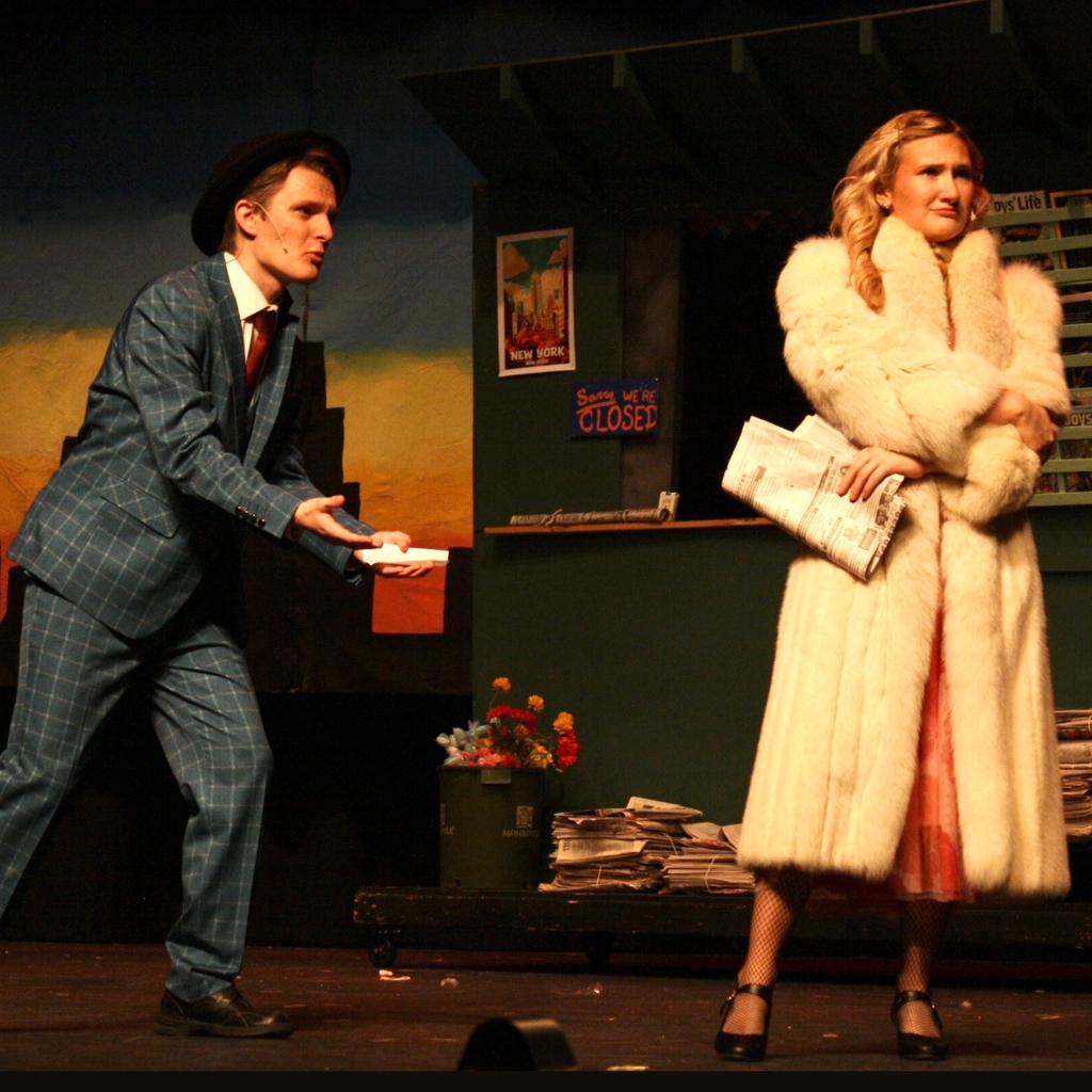 students in guys and dolls.