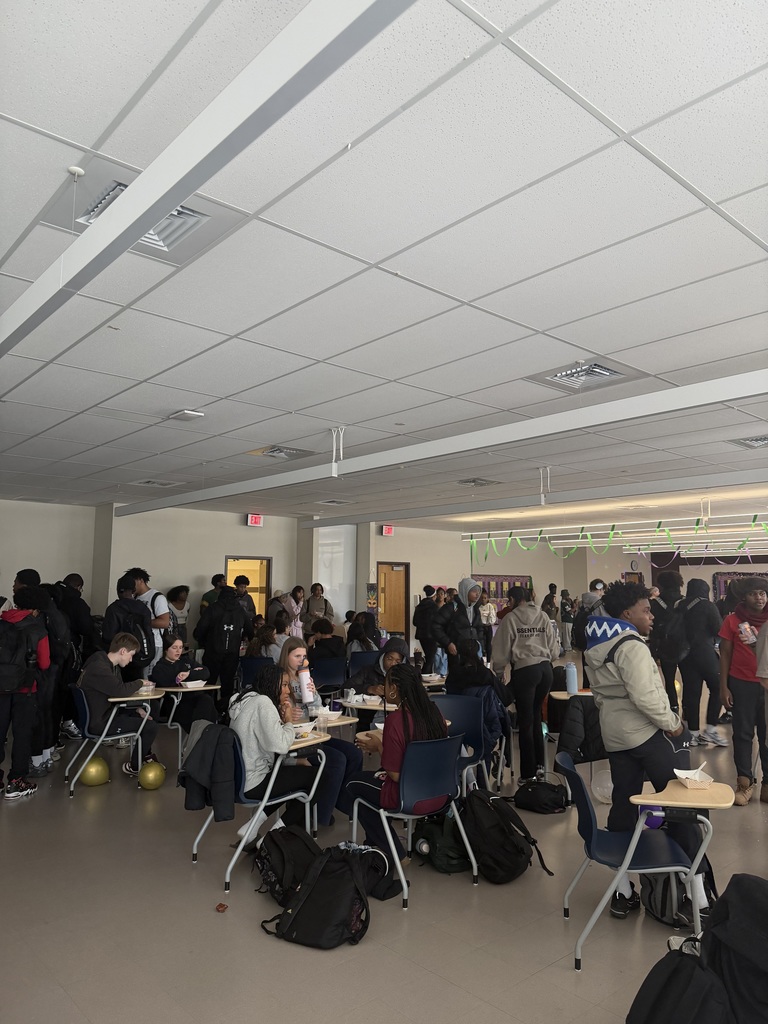 students attending the fair
