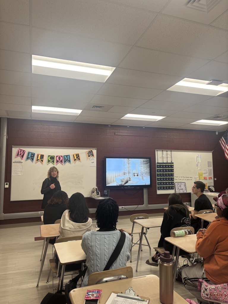 Catherine Jones presenting about marketing