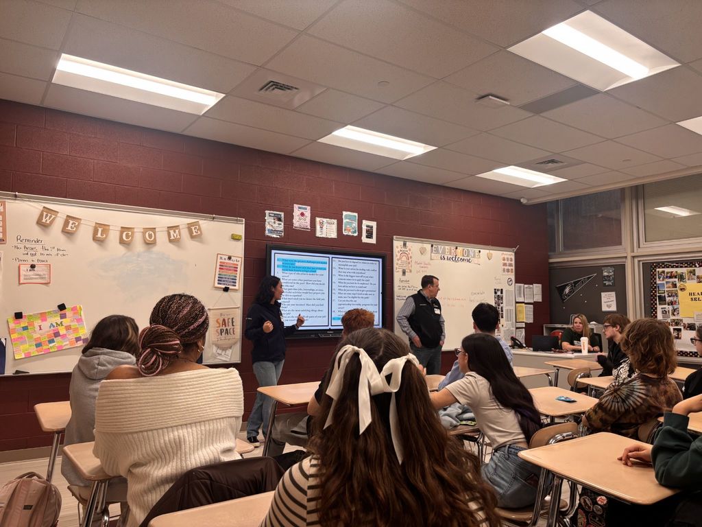 The other presenter is presenting