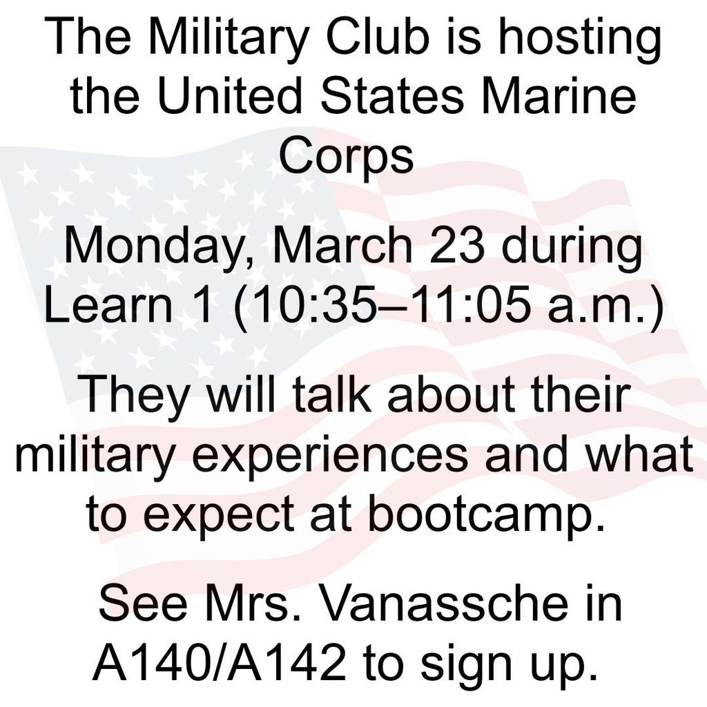 military club flyer