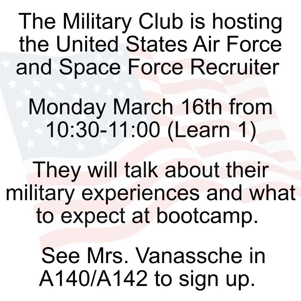 military club flyer