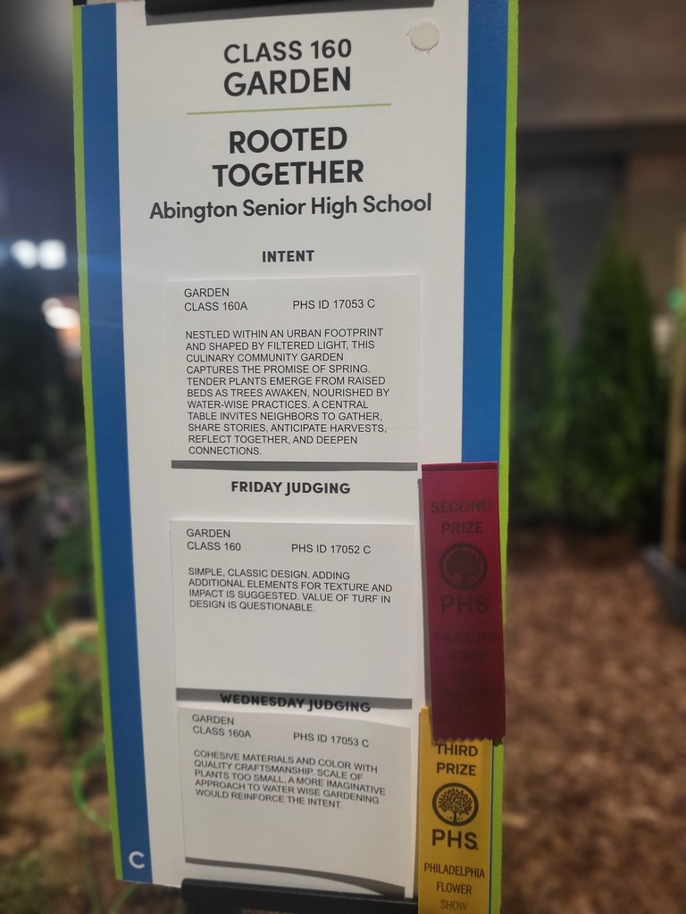  the Garden club’s exhibition for the Philadelphia Flower Show