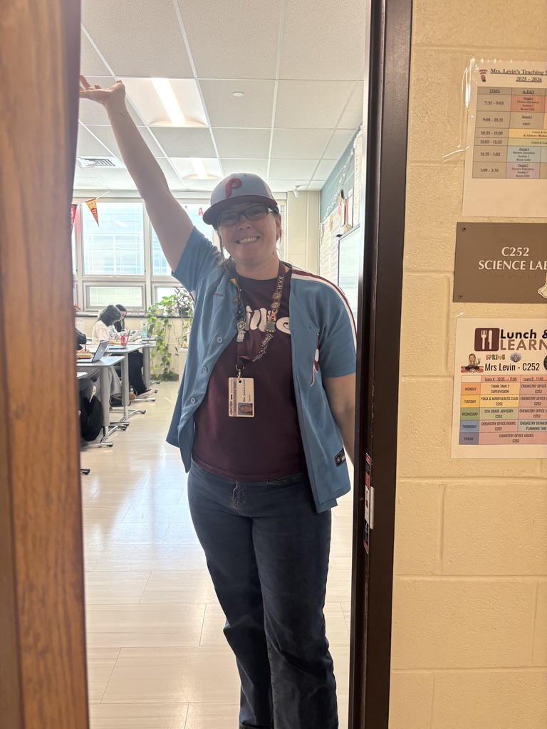 Mrs. Levin in Phillies gear