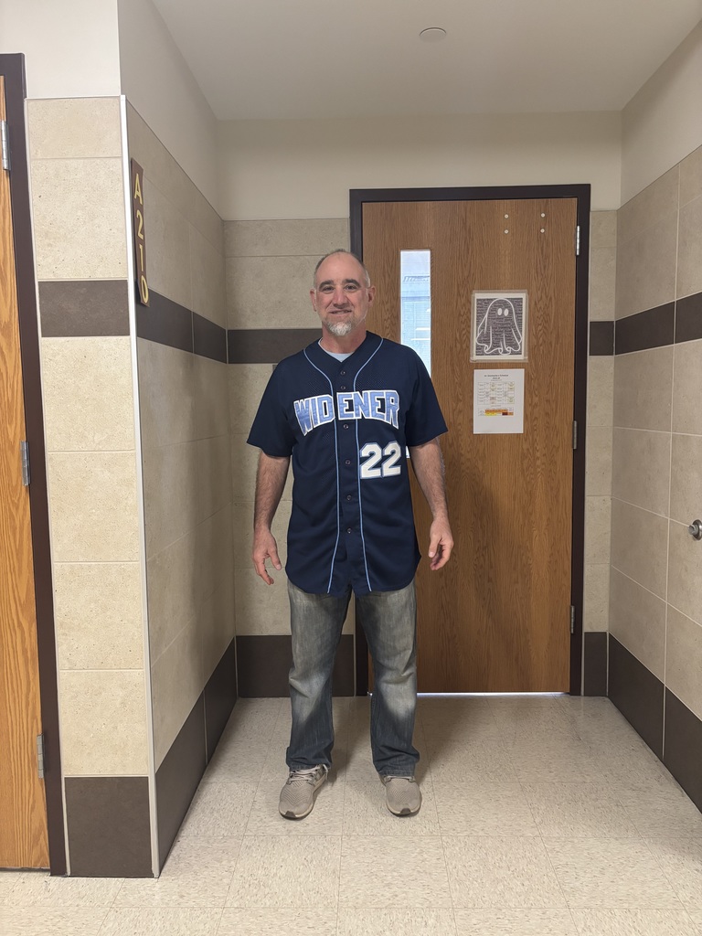 Mr. Morrisette in Widener jersey