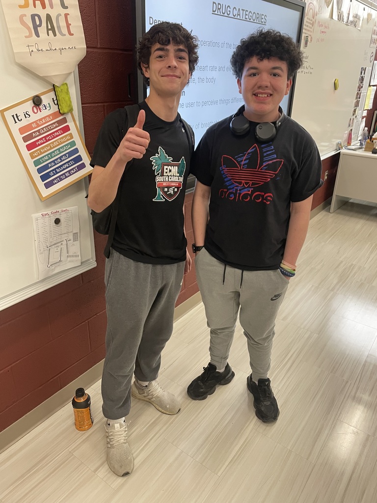 students in matching outfits