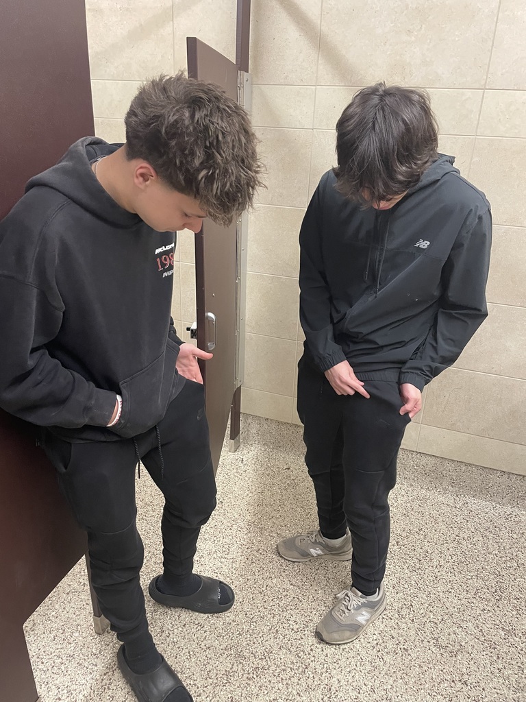 students in matching outfits