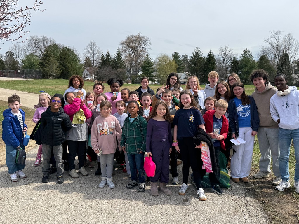 High School AbingtonTHON students with Mr. Garcia's Class at Highland