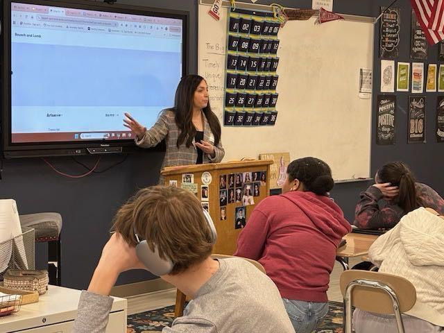 Lindinger presenting