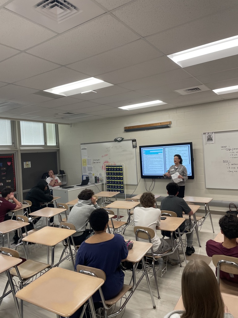 Abington Senior High School would like to give a huge thanks to Ms. Sellei for coming out today and speaking to our students in their health classes. She talked to them about her profession and how she got to do Entertainment Law and eventually run her own business. Ms. Sellei's presentation was so interesting that a lot of students asked her multiple questions about her profession. Huge thanks again and we hope to see you again.