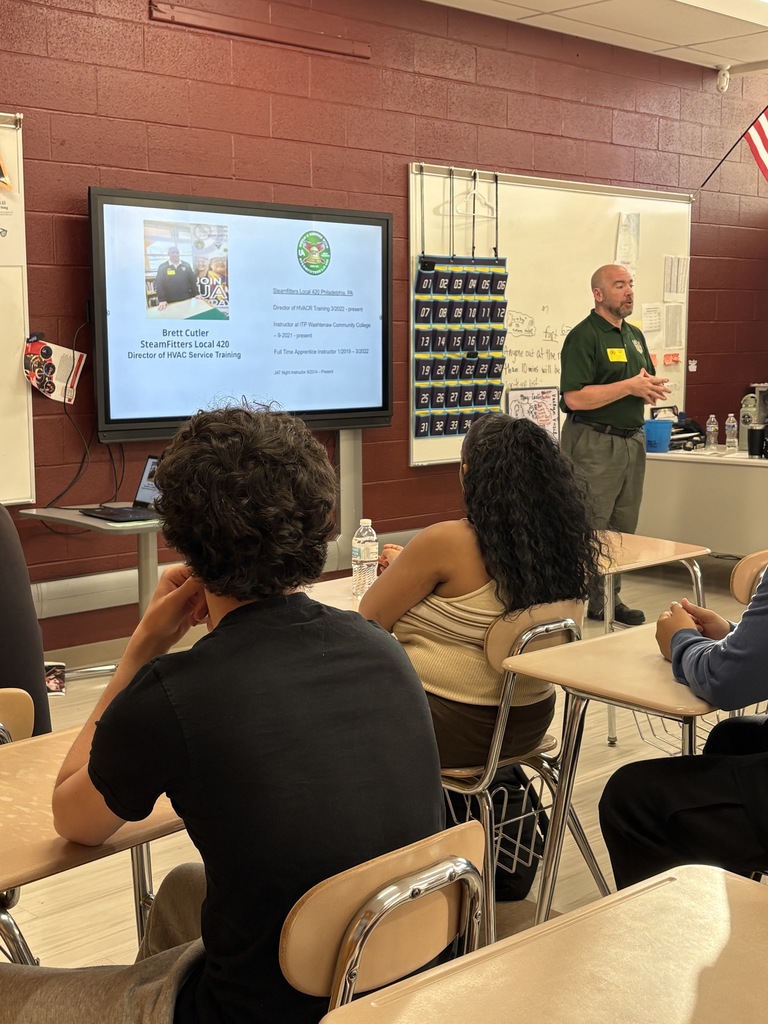 Brett Cutler talking to health class