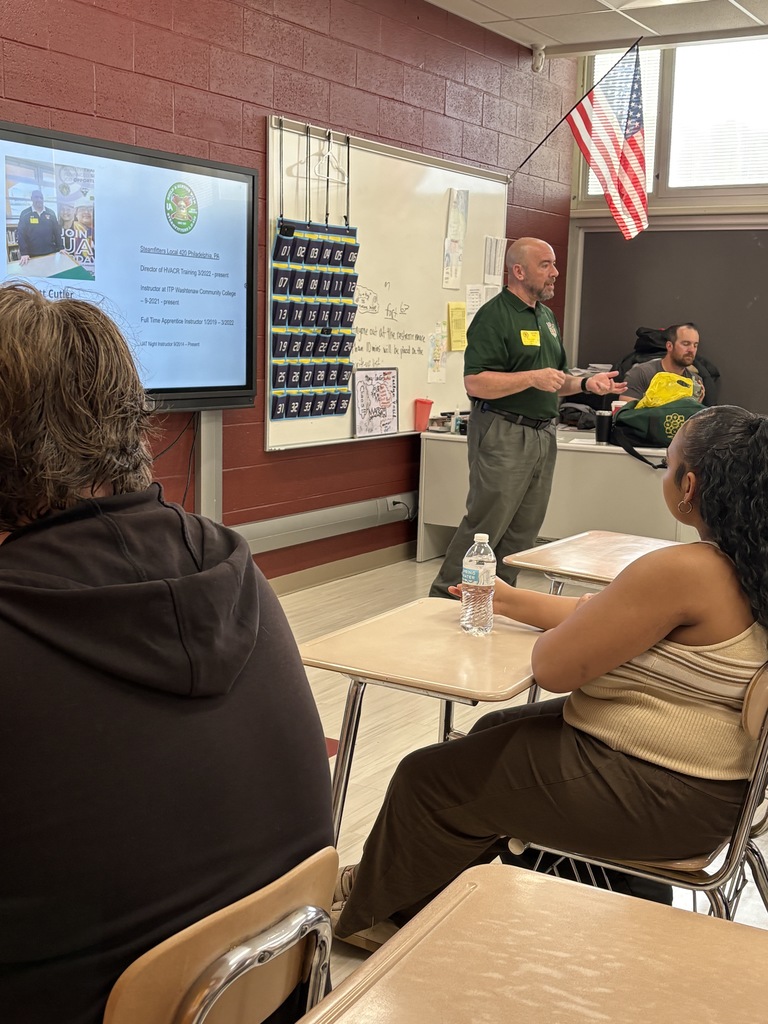 Brett Cutler talking to health class