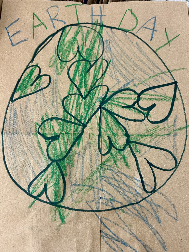 an example of the Earth Day artwork