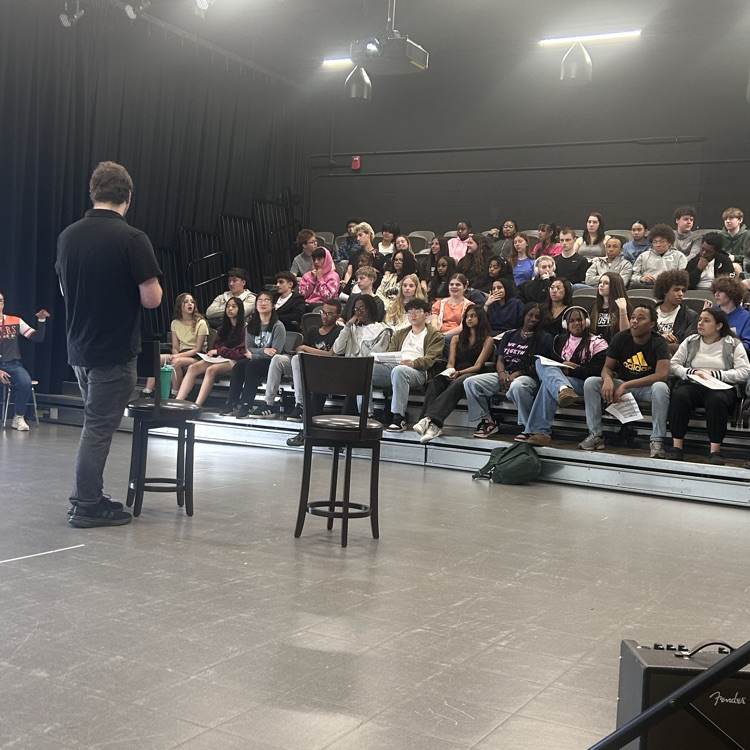 speaker came to talk to students