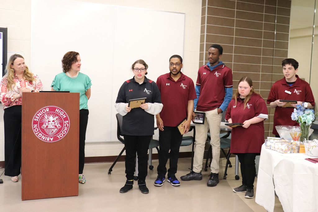 ACTIVE students are recognized at the podium