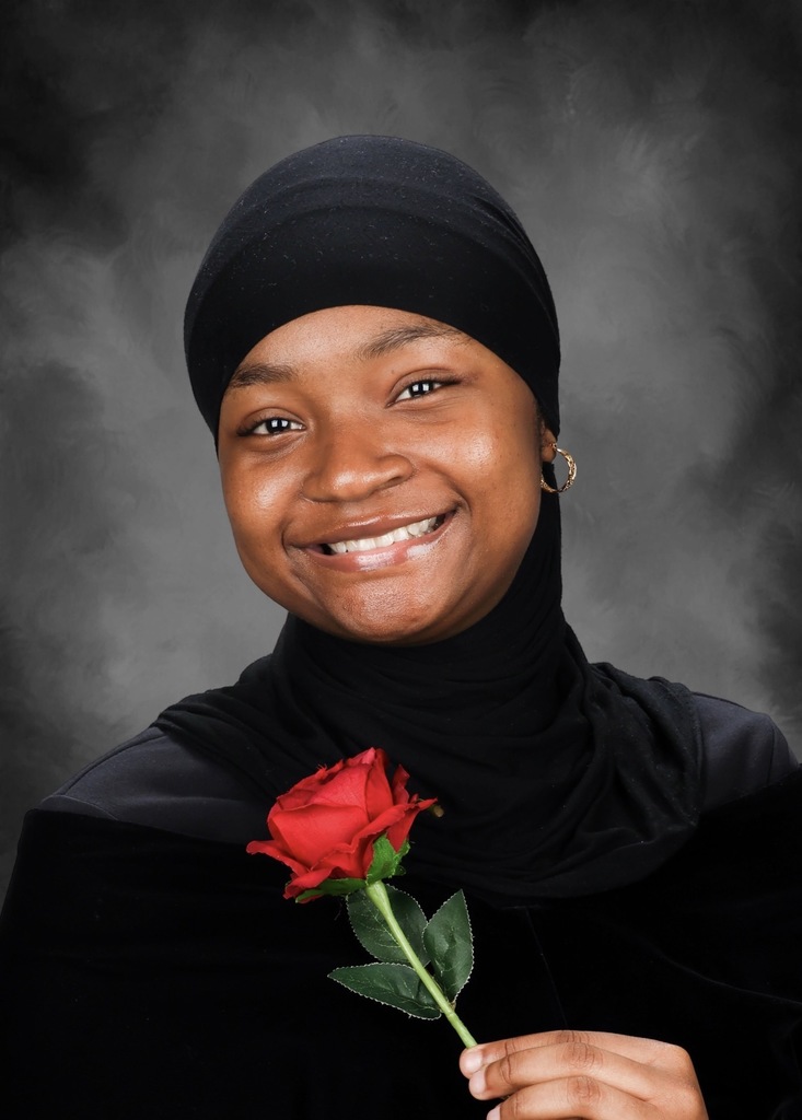Student of the month, Naima.